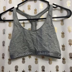 Grey Calvin Klein bralette